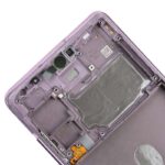 OLED Screen Digitizer Assembly with Frame for Samsung Galaxy S20 FE G780 (Service Pack) - Cloud Lavender