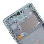 OLED Screen Digitizer Assembly with Frame for Samsung Galaxy S20 FE G780 (Service Pack) - Cloud Mint