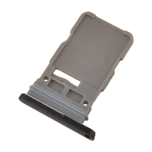 Single Sim Card Tray for Samsung Galaxy S21 5G G991/ S21 Plus 5G G996/ S21 Ultra 5G G998 - Black