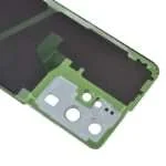 Back Cover with Camera Glass Lens and Adhesive Tape for Samsung Galaxy S21 Ultra 5G G998 (for SAMSUNG) - Phantom Black