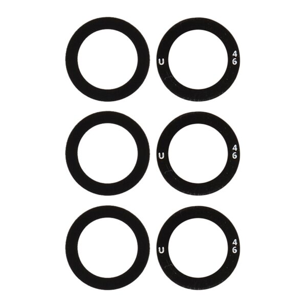 Rear Camera Glass Lens for Samsung Galaxy S21 FE 5G G990 - Black(3 Pcs/set)