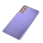 Back Cover with Camera Glass Lens and Adhesive Tape for Samsung Galaxy S21 5G G991 (for SAMSUNG) - Phantom Violet