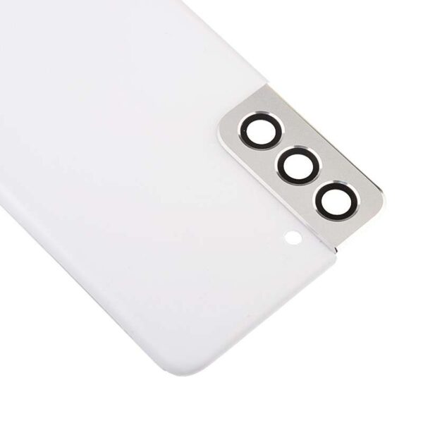 Back Cover with Camera Glass Lens and Adhesive Tape for Samsung Galaxy S21 5G G991 (for SAMSUNG) - Phantom White