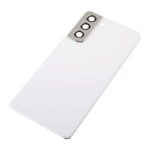 Back Cover with Camera Glass Lens and Adhesive Tape for Samsung Galaxy S21 5G G991 (for SAMSUNG) - Phantom White