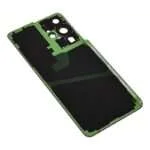 Back Cover with Camera Glass Lens and Adhesive Tape for Samsung Galaxy S21 Ultra 5G G998 (for SAMSUNG) - Phantom Brown
