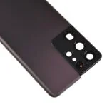 Back Cover with Camera Glass Lens and Adhesive Tape for Samsung Galaxy S21 Ultra 5G G998 (for SAMSUNG) - Phantom Brown