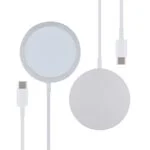 Magnetic Wireless Fast Charger for iPhone 12/ 13 Series - White