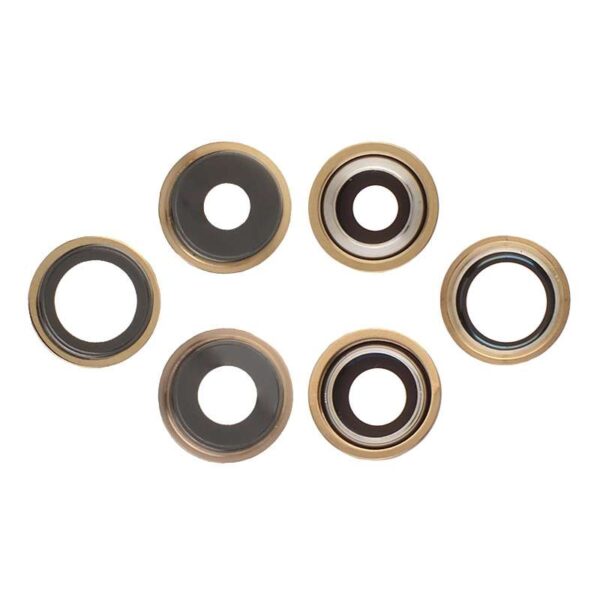 Rear Camera Glass Lens and Cover Bezel Ring for iPhone 13 Pro/ 13 Pro Max (3 Pcs/set) - Gold