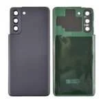 Back Cover with Camera Glass Lens and Adhesive Tape for Samsung Galaxy S21 5G G991 (for SAMSUNG) - Phantom Gray