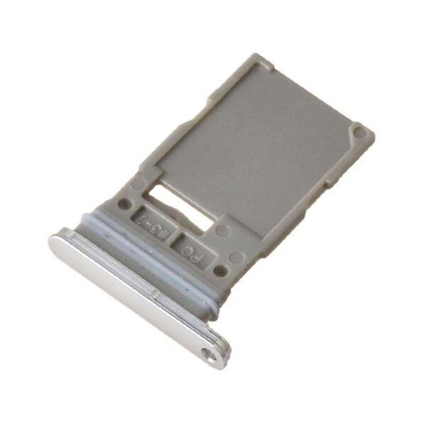 Single Sim Card Tray for Samsung Galaxy S22 5G S901/ S22 Plus 5G S906 - Silver