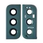 Rear Camera Glass Lens and Cover Bezel Ring for Samsung Galaxy S22 5G S901/ S22 Plus 5G S906 - Green