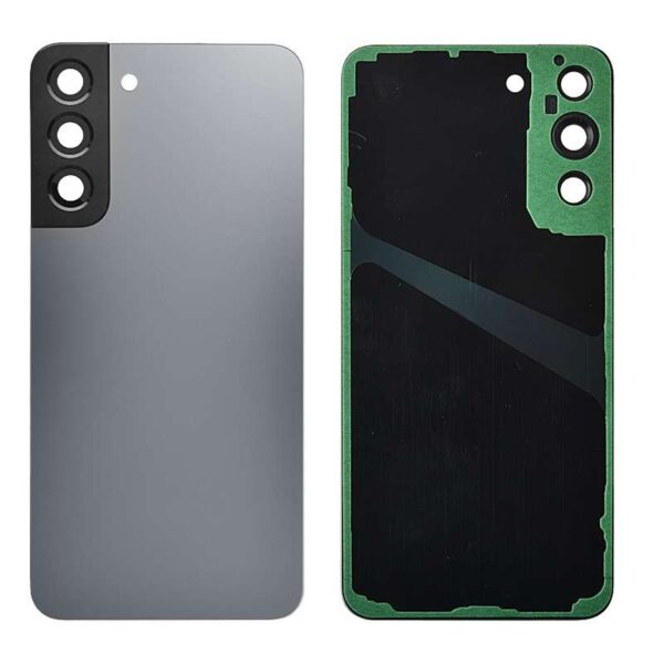 Back Cover with Camera Glass Lens and Adhesive Tape for Samsung Galaxy S22 Plus 5G S906 (for SAMSUNG) - Graphite