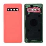 Back Cover with Camera Glass Lens and Adhesive Tape for Samsung Galaxy S10 G973(for SAMSUNG and Galaxy S10) - Flamingo Pink