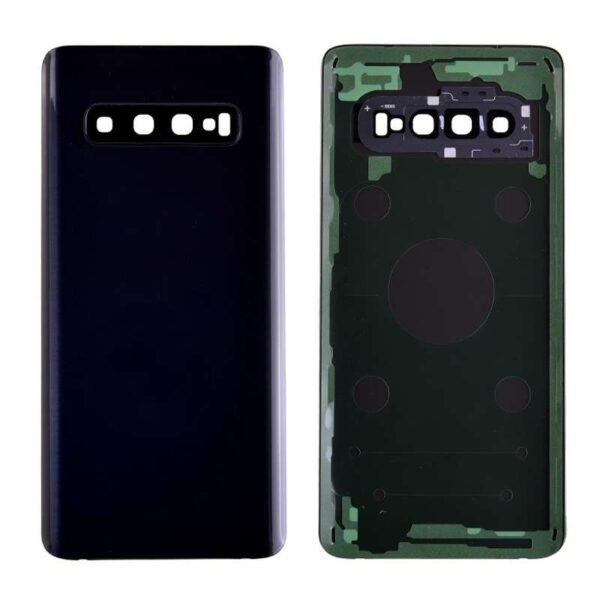 Back Cover with Camera Glass Lens and Adhesive Tape for Samsung Galaxy S10 G973(for SAMSUNG and Galaxy S10) - Ceramic Black