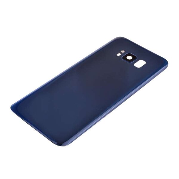 Back Cover with Camera Glass Lens and Adhesive Tape for Samsung Galaxy S8 G950(for SAMSUNG and Galaxy S8) - Blue