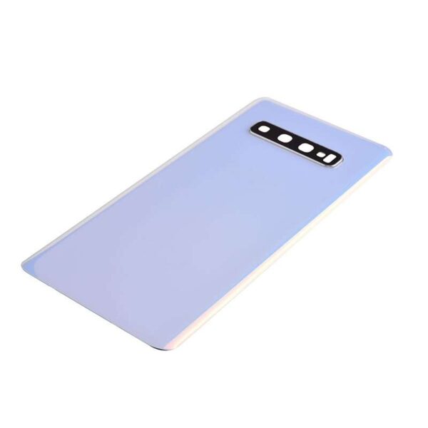 Back Cover with Camera Glass Lens and Adhesive Tape for Samsung Galaxy S10 Plus G975(for SAMSUNG and Galaxy S10+) - Ceramic White