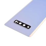 Back Cover with Camera Glass Lens and Adhesive Tape for Samsung Galaxy S10 Plus G975(for SAMSUNG and Galaxy S10+) - Ceramic White