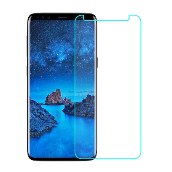 Tempered Glass Screen Protector for Samsung Galaxy S9 G960(Only Cover the Flat Part of the Screen) (Retail Packaging)