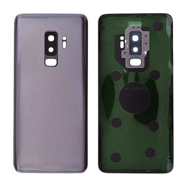 Back Cover with Camera Glass Lens and Adhesive Tape for Samsung Galaxy S9 Plus G965(for SAMSUNG and Galaxy S9+) - Gray