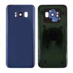 Back Cover with Camera Glass Lens and Adhesive Tape for Samsung Galaxy S8 G950(for SAMSUNG and Galaxy S8) - Blue