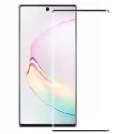 Full Curved Tempered Glass Screen Protector for Samsung Galaxy Note 10 Plus N975 - Black(Retail Packaging)