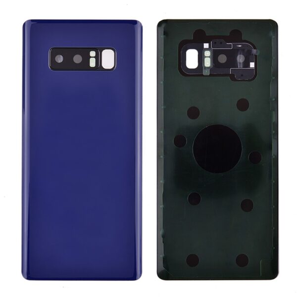 Back Cover with Camera Glass Lens and Adhesive Tape for Samsung Galaxy Note 8 N950(for SAMSUNG and Galaxy Note 8) - Blue