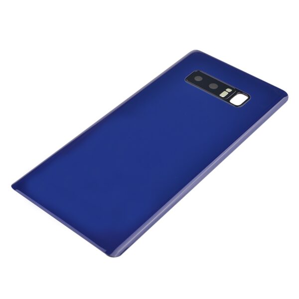 Back Cover with Camera Glass Lens and Adhesive Tape for Samsung Galaxy Note 8 N950(for SAMSUNG and Galaxy Note 8) - Blue
