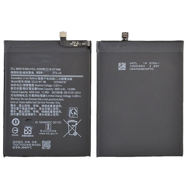 3.82V 3900mAh Battery for Samsung Galaxy A10s (2019) A107/ A20s (2019) A207/ A21 (2020) A215 Compatible