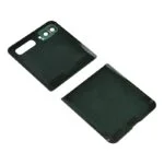 Back Cover with Camera Glass Lens and Adhesive Tape for Samsung Galaxy Z Flip 5G F707 (Up and down cover) - Mystic Grey