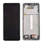 OLED Screen Digitizer Assembly With Frame for Samsung Galaxy A33 5G (2022) A336 - Black