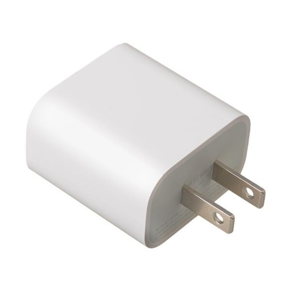 18W Type-C Quick Charge Wall Charger for iPhone 11 to 14 Series SE (2024) iPad (High Quality) - White