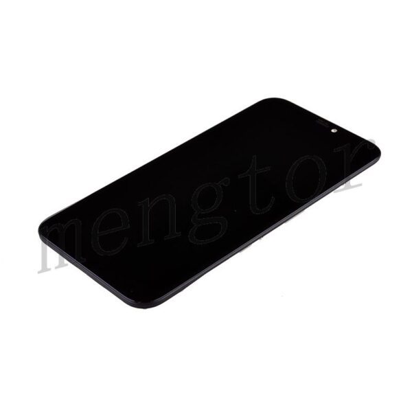 LCD Screen Digitizer Assembly with Back Plate for iPhone 11 (High Quality) - Black