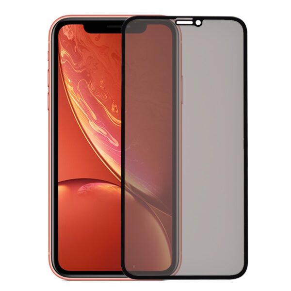 Full Cover Tempered Glass Screen Protector for iPhone XR/ 11(6.1 inches) - Black (Retail Packaging)