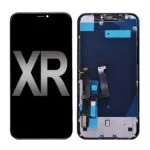 LCD Screen Digitizer Assembly With Back Plate for iPhone XR (Incell/ Aftermarket) - Black