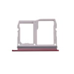 Sim Card Tray and MicroSD Card Tray for LG V40 ThinQ V405/ G8 ThinQ LM-G820 - Carmine Red