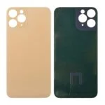 Back Glass Cover with Adhesive for iPhone 11 Pro - Gold(No Logo/ Big Hole)