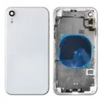 Back Housing with Small Parts Pre-installed for iPhone XR (No Logo) - White