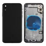 Back Housing with Small Parts Pre-installed for iPhone XR (No Logo) - Black