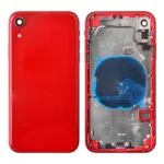 Back Housing with Small Parts Pre-installed for iPhone XR (No Logo) - Red