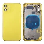 Back Housing with Small Parts Pre-installed for iPhone 11(No Logo) - Yellow