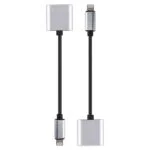 8 Pin to 3.5mm Headphone Audio & Charge Converter for Mobile Phone