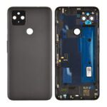 Back Housing with Camera Lens for Google Pixel 4a 5G (for G) - Black