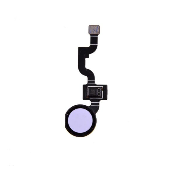 Home Button with Flex Cable,Connector and Fingerprint Scanner Sensor for Google Pixel 3a XL - White