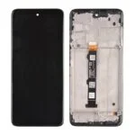 LCD Screen Digitizer Assembly with Frame for Motorola Moto G 5G (2022) XT2213 - Black