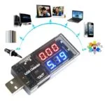 Mini LED USB Charging Current Voltage Detector Tester