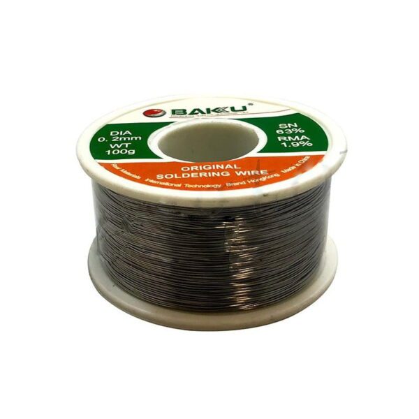 Rosin Core (With Flux) Solder Wire 0.2mm (Wt.100g)