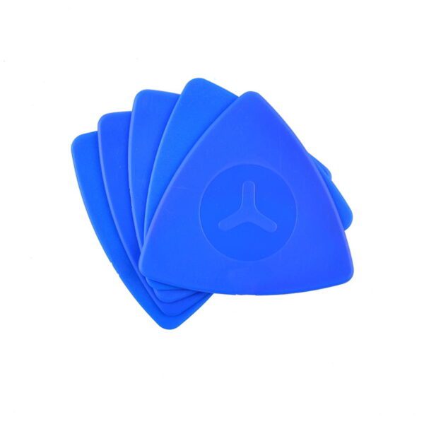 Thin Triangular Plastic Pry Tool for Mobile Phone Repair(5Pcs Set) - Blue