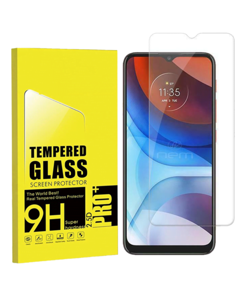 Motorola MMotorola Moto E7 Power/G10/G10 Power Clear Tempered Glass (2.5D/1 Pcs)oto G50 Clear Tempered Glass (2.5D/1 Pcs)