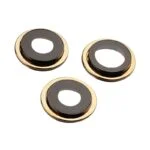 Rear Camera Glass Lens and Cover Bezel Ring for iPhone 12 Pro (3 Pcs/set) - Gold