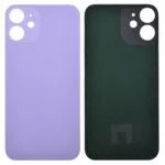 Back Glass Cover with Adhesive for iPhone 12 mini - Purple (No Logo/ Big Hole)